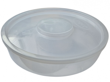 Plastik Futtertrog rund 2 Liter